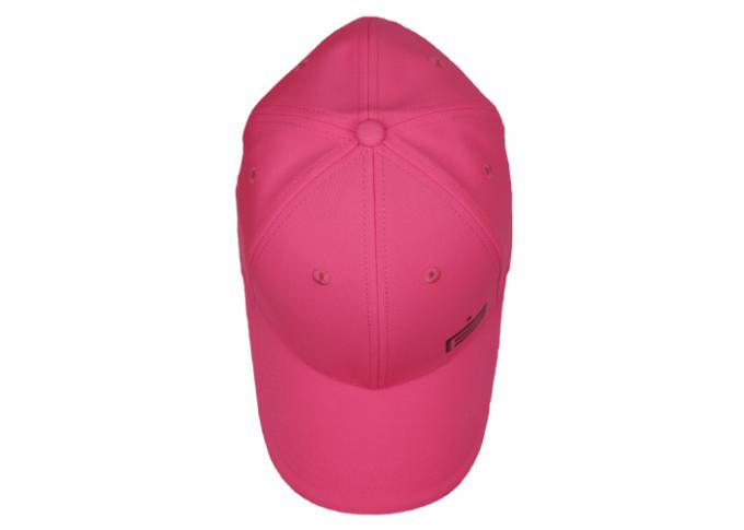 Chapeau courant de chapeau de tennis décontracté grand rose réglable simple fait sur commande de sports