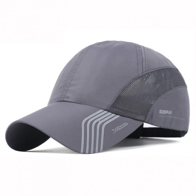 Les sports d'usine d'OEM et d'ODM ont adapté la casquette de baseball vendable de polyester du chapeau 100 %