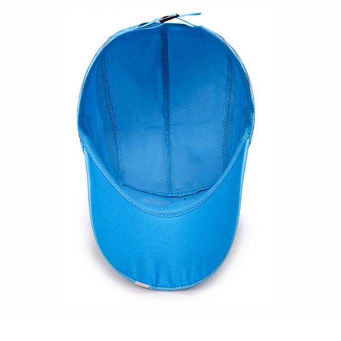 5 se plier extérieur de polyester du chapeau 100% de campeur de panneau folâtre le tissu de dryfit de chapeau