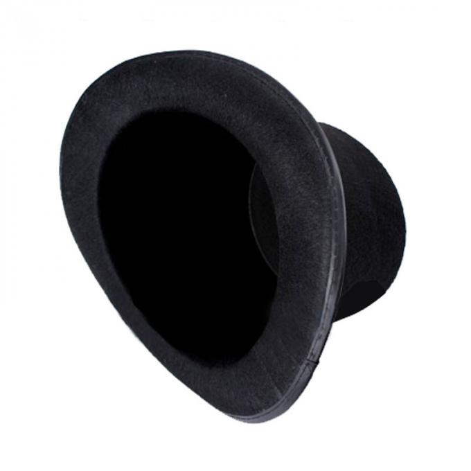 Chapeau supérieur dur classique, chapeau supérieur de Steampunk de laine pure de 100%