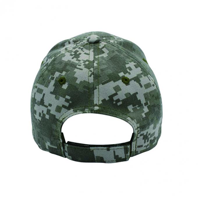 Les chapeaux de camouflage ont imprimé les chapeaux faits sur commande de papa de logo de couleur différente