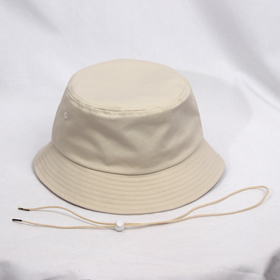 Plage extérieure de chapeau de Sun de coton pur unisexe avec la protection Fisher Bucket Cap 58CM
