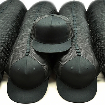 La bande de sweat en coton avec 6 paupières et une casquette en maille à bord plat pour unisexe