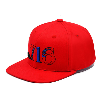 6 Panneaux Chapeau à rayures plates 3D Embroidery Logo de sport en plein air Chapeau de baseball à rayures