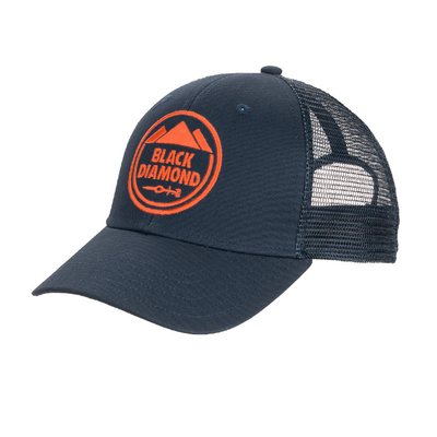 La maille cinq de logo de correction de broderie lambrissent le chapeau de camionneur/chapeaux marqués de camionneur