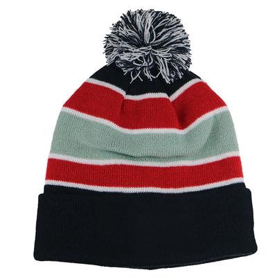 Chapeau 100% d'hiver de calotte de plaine de logo de Customde de chapeaux de calotte de Knit de laine de Merino