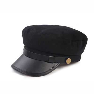 Taille militaire faite une pointe militaire simple de chapeau/de chapeau 56-60cm bord court écologique