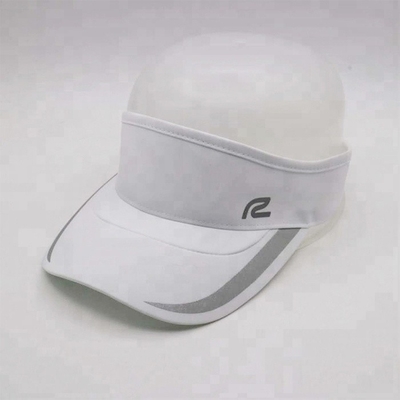 Chapeaux blancs de pare-soleil de la jeunesse, chapeau courant à la mode à séchage rapide de pare-soleil avec la fermeture de Velcro