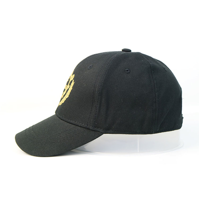 Le coton de casquette de baseball de logo d'impression de broderie a fait la courroie réglable de chapeau de sport avec la boucle en métal