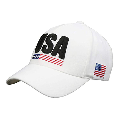 Adaptez le drapeau aux besoins du client six lambrisse les casquettes de baseball brodées par 60cm