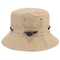 Taille de la corde XXL d'oeillet en métal de Bucket Hat With de pêcheur de protection solaire de Femal