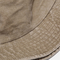 Doux 100% de coton de chapeau de Grey Red Black Fisherman Bucket d'adulte 58CM