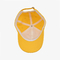 Tissu de coton jaune-clair de couleur de chapeaux de papa de sports en plein air de broderie pour unisexe