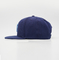 Chapeau plat laine-acrylique bleu de Snapback de bord de mode pour extérieur unisexe