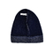 l'hiver Beanie Hat Men Reflective Yarn de 60cm tricotent le pli chaud mou de crâne vers le haut du journal Beanie Caps de manchette