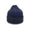 l'hiver Beanie Hat Men Reflective Yarn de 60cm tricotent le pli chaud mou de crâne vers le haut du journal Beanie Caps de manchette