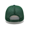 Logo incurvé de Mesh Hat With Embroidered Letter de mousse de panneau du chapeau 5 de camionneur de vert de bord