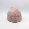 Les adultes tricotent Beanie Hats Polyester Fabric Circumference 58CM, doux et chaud