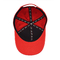 La casquette de baseball de panneau de la sangle réglable 6 avec l'oeillet 6 a renforcé le logo fait sur commande de coutures