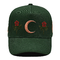 Chapeau plat de Snapback de courbe de 5 panneaux avec la broderie Logo Structured Baseball Cap