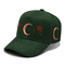 Chapeau plat de Snapback de courbe de 5 panneaux avec la broderie Logo Structured Baseball Cap