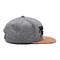 Chapeau chaud adapté aux besoins du client de parasol de chapeau plat de laine de Hip Hop