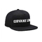 Logo Unisex Black Flat Hats adapté aux besoins du client avec la couronne structurée réglable