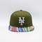 Design personnalisé de la mode Snapback/ chapeau de baseball/ chapeau et chapeau pour hommes Avec broderie 3D et logo de visière à rayures