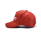 Tissu en velours 5 panneaux structuré bonnet de baseball de sport bonnet à rayures avec broderie 3D