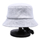 Chapeau à couronne moyenne, chapeau à seau, chapeau en blanc, couleur personnalisée pour les visites en plein air.