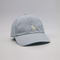 Logo de broderie sportive 100% coton homme sans structure chapeau de papa blanc simple casquette de base-ball sur mesure