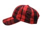 Chapeau de base-ball de panneau de l'AMUSEMENT 6, style noir rouge de rue de casquettes de baseball de tennis de grille