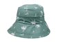 Écologique confortable de Sun de bloc de parasol de pêcheur de chapeau vert de seau