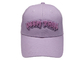 Les sports lilas pâles ont adapté la couleur de fille de style de coton de chapeaux de glands punks en métal