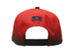 Les chapeaux frais de Snapback de cru de broderie rouge de ton, Snapback ont adapté des chapeaux durables