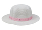 L'été a tricoté le pare-soleil plat de chapeau de seau de pêcheur pour le parasol de femmes