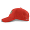 Le panneau du rouge 6 de bonne qualité a courbé des chapeaux de rouge de sublimation de chapeau