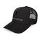 Chapeau noir confortable de maille de la paillette 5 de panneau de camionneur de style unisexe réversible fait sur commande de chapeau