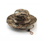 Le chapeau 100% de seau de pêcheur de coton avec des ficelles raffinent le modèle à séchage rapide