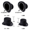 Chapeau classique de Hard Top, modèle teint par plaine pure de chapeau supérieur de Steampunk de laine de 100%