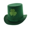 Chapeau irlandais de jour de St Patricks de festival, chapeaux géniaux supérieurs verts de festival d'oxalide petite oseille
