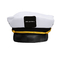 Capitaine blanc promotionnel Hat, chapeau vide de marin de capitaines personnalisé
