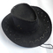 Chapeau extérieur de Boonie de cowboy de suède d'enfant et d'adulte, chapeaux promotionnels imperméables de seau