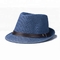 Chapeau élégant de dames Panama, type de paille de chapeaux d'été de Trilby des jolies femmes