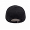 Les casquettes de baseball 100% brodées noires de coton pour les hommes ont courbé le style de pare-soleil