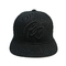 Les chapeaux 100% plats de Snapback de bord de coton de mode avec le logo de la broderie 3d conçoivent