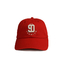 Chapeaux de papa de sports de base-ball de laine de sublimation avec le rouge de broderie du logo 3d