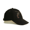 La casquette de baseball de fausse pierre de mode d'ODM d'OEM, noircissent la boucle construite en métal de chapeau de base-ball