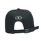 L'animal de noir de chapeau de boucle en métal des hommes couvre le chapeau de base-ball brodé par coutume de correction de logo