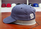 Les chapeaux bleus de papa de sports de tissu à séchage rapide Metal des casquettes de baseball de cru de boucle/d'hommes